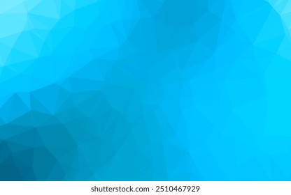 Motif polygonal Image vectorielle BLEU clair. Un échantillon avec des formes polygonales. Motif élégant pour un livre de marque.