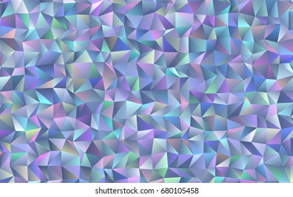 Light BLUE vector polygonal pattern. Creative illustration in halftone style with gradient. A new texture for your design.