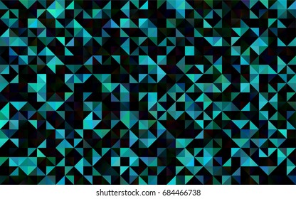 Light BLUE vector polygonal pattern. Colorful illustration in abstract style with gradient. A completely new template for your business design.