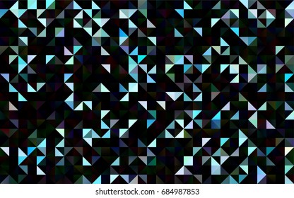 Light BLUE vector polygonal pattern. Shining colored illustration in a brand-new style. The template can be used as a background for cell phones.