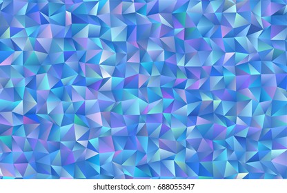Light BLUE vector polygonal pattern. Creative geometric illustration in Origami style with gradient. Brand-new design for your business.