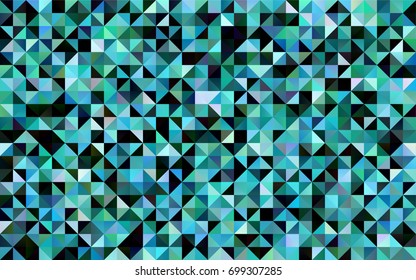 Light BLUE vector polygonal pattern. Creative geometric illustration in Origami style with gradient. The best triangular design for your business.