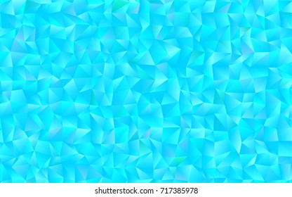 Light BLUE vector polygonal pattern. A sample with polygonal shapes. Brand-new design for your business.
