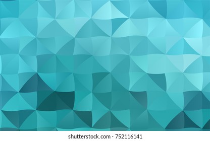 Light BLUE vector polygonal pattern. Modern geometrical abstract illustration with gradient. A completely new design for your business.