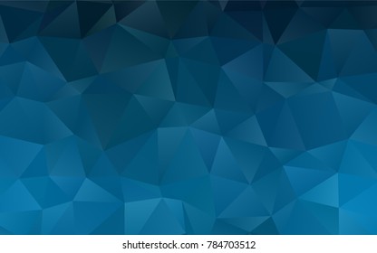 Light BLUE vector polygonal pattern. Creative geometric illustration in Origami style with gradient. Brand-new design for your business.