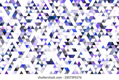 Light BLUE vector polygonal template. A completely new color illustration in a vague style. A completely new template for your business design.