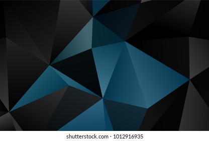 Light BLUE vector polygonal template. Colorful abstract illustration with gradient. Brand-new style for your business design.