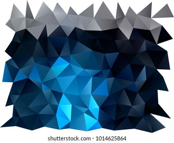 Light BLUE vector polygonal template. A sample with polygonal shapes. The polygonal design can be used for your web site.