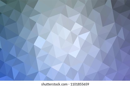 Light BLUE vector polygonal template. Polygonal abstract illustration with gradient. Pattern for a brand book's backdrop.