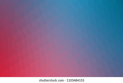 Light BLUE vector polygonal template. Brand new colored illustration in blurry style with gradient. A new texture for your design.