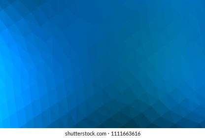 Light BLUE vector polygonal template. An elegant bright illustration with gradient. The completely new template can be used for your brand book.