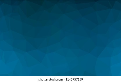 Light BLUE vector polygonal template. Brand new colored illustration in blurry style with gradient. A completely new template for your business design.