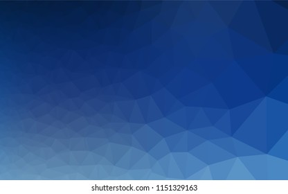 Light BLUE vector polygonal template. Colorful illustration in abstract style with gradient. A completely new template for your business design.