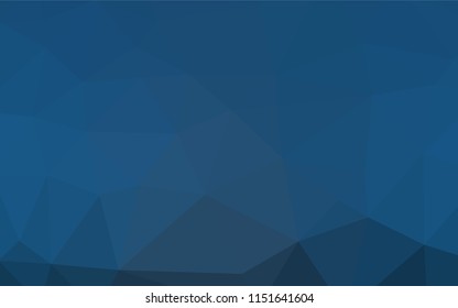 Light BLUE vector polygonal template. An elegant bright illustration with gradient. The completely new template can be used for your brand book.