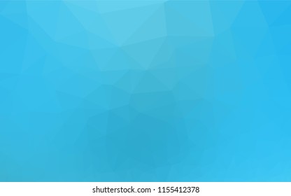 Light BLUE vector polygonal template. An elegant bright illustration with gradient. The polygonal design can be used for your web site.