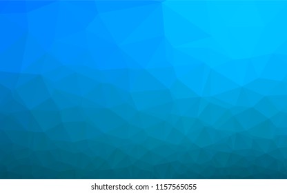 Light BLUE vector polygonal template. Colorful abstract illustration with gradient. A new texture for your design.