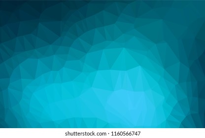 Light BLUE vector polygonal template. A sample with polygonal shapes. The template can be used as a background for cell phones.