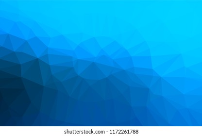 Light BLUE vector polygonal template. A sample with polygonal shapes. The polygonal design can be used for your web site.