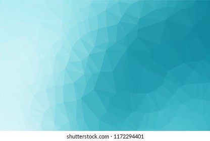 Light BLUE vector polygonal template. Triangular geometric sample with gradient.  The polygonal design can be used for your web site.