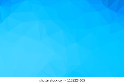 Light BLUE vector polygonal template. A vague abstract illustration with gradient. A completely new template for your business design.