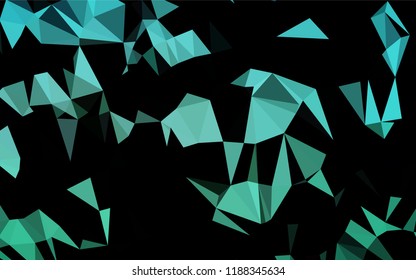 Light BLUE vector polygonal template. Triangular geometric sample with gradient.  The template can be used as a background for cell phones.