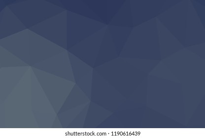 Light BLUE vector polygonal template. Shining colorful illustration with triangles. New template for your brand book.