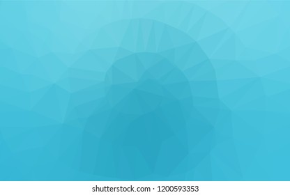 Light BLUE vector polygonal template. Brand new colored illustration in blurry style with gradient. Brand new design for your business.
