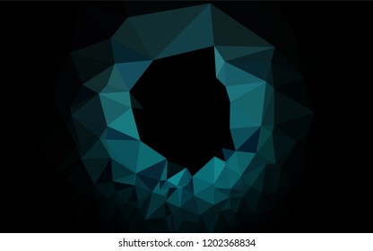 Light BLUE vector polygonal template. An elegant bright illustration with gradient. A completely new template for your business design.
