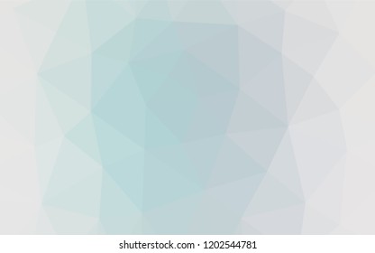 Light BLUE vector polygonal template. Shining illustration, which consist of triangles. A new texture for your design.