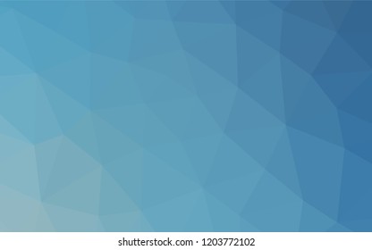 Light BLUE vector polygonal template. Shining colored illustration in a Brand new style. A new texture for your design.