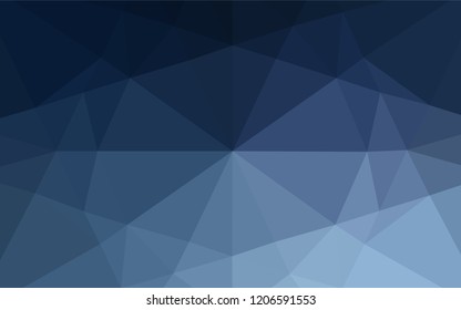 Light BLUE vector polygonal template. Colorful abstract illustration with gradient. A completely new design for your business.