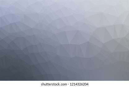 Light BLUE vector polygonal template. A completely new color illustration in a vague style. Brand new style for your business design.