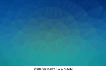 Light BLUE vector polygonal template. An elegant bright illustration with gradient. A new texture for your design.
