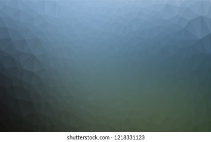 Light BLUE vector polygonal template. An elegant bright illustration with gradient. The polygonal design can be used for your web site.