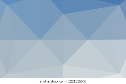 Light BLUE vector polygonal template. Shining colored illustration in a Brand new style. A completely new template for your business design.
