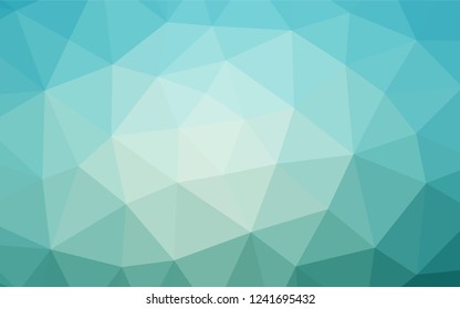 Light BLUE vector polygonal template. An elegant bright illustration with gradient. Brand new style for your business design.