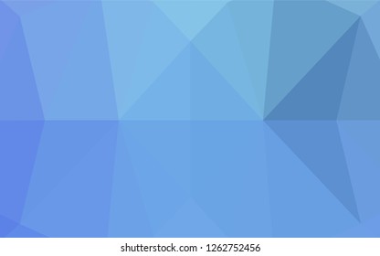 Light BLUE vector polygonal template. An elegant bright illustration with gradient. A completely new template for your business design.