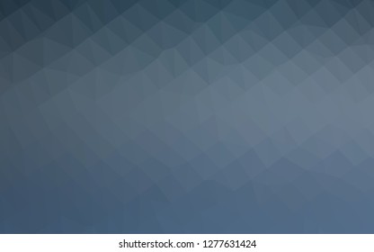 Light BLUE vector polygonal template. Colorful illustration in abstract style with gradient. Template for your brand book.
