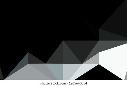 Light BLUE vector polygonal template. Shining illustration, which consist of triangles. A new texture for your design.