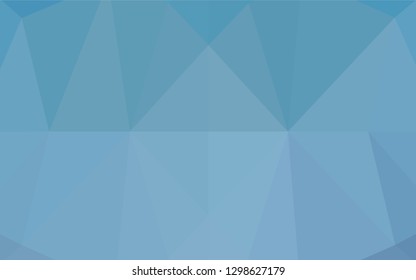Light BLUE vector polygonal template. A vague abstract illustration with gradient. A new texture for your design.