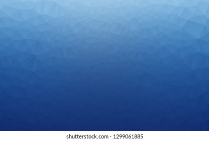 Light BLUE vector polygonal template. An elegant bright illustration with gradient. Textured pattern for background.