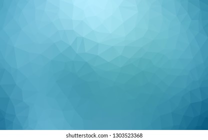 Light BLUE vector polygonal template. Modern abstract illustration with triangles. Brand new design for your business.