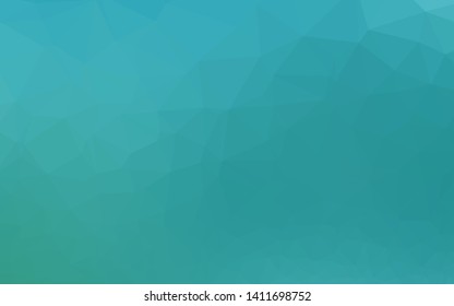 Light BLUE vector polygonal template. A completely new color illustration in a vague style. Template for a cell phone background.