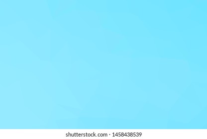 Light BLUE vector polygonal template. Modern geometrical abstract illustration with gradient. Polygonal design for your web site.