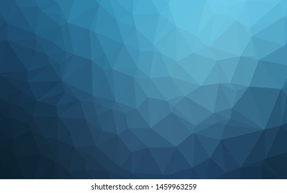 Light BLUE vector polygonal template. Brand new colorful illustration in with gradient. Completely new template for your business design.