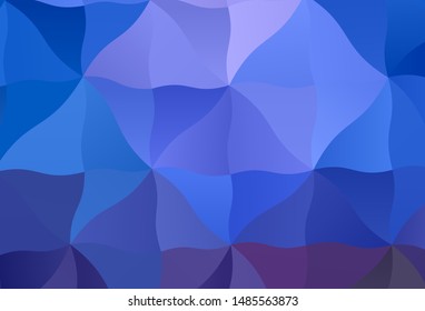 Light BLUE vector polygonal template. Creative geometric illustration in Origami style with gradient. Polygonal design for your web site.