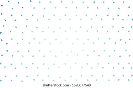 Light BLUE vector  polygonal template. Creative illustration in halftone style with triangles. Textured pattern for your backgrounds.