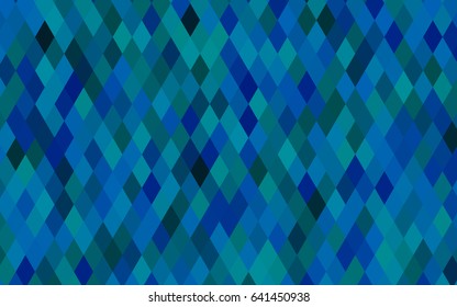 Light BLUE vector polygonal template. Geometric illustration in Origami style with gradient.  A new texture for your design.
