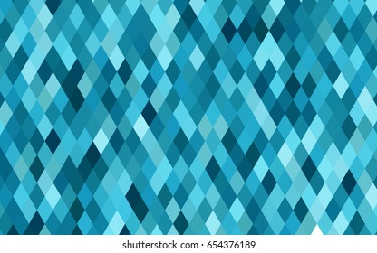 Light BLUE vector polygonal template. Colorful abstract illustration with gradient. Triangular pattern for your business design.