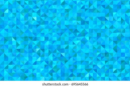 Light BLUE vector polygonal template. Colorful illustration in abstract style with gradient. The textured pattern can be used for background.